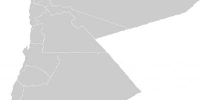 Tuščias žemėlapis Jordanija