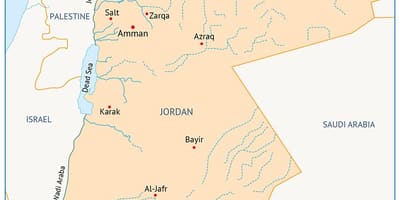 Žemėlapis universiteto Jordanija